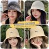 Summer Hat Women's Knitted Breathable Bucket Hat Fashionable and Sweet Xiaoqing Summer Sunshade Sunscreen Hat