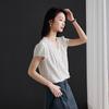 SOFSIL Women's French Style Short Sleeve Blouse