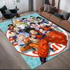 Dragon Ball Square Area Rug, Non-Slip Floor Mat for Living Room, Perfect Gift for Dragon Ball Fans
