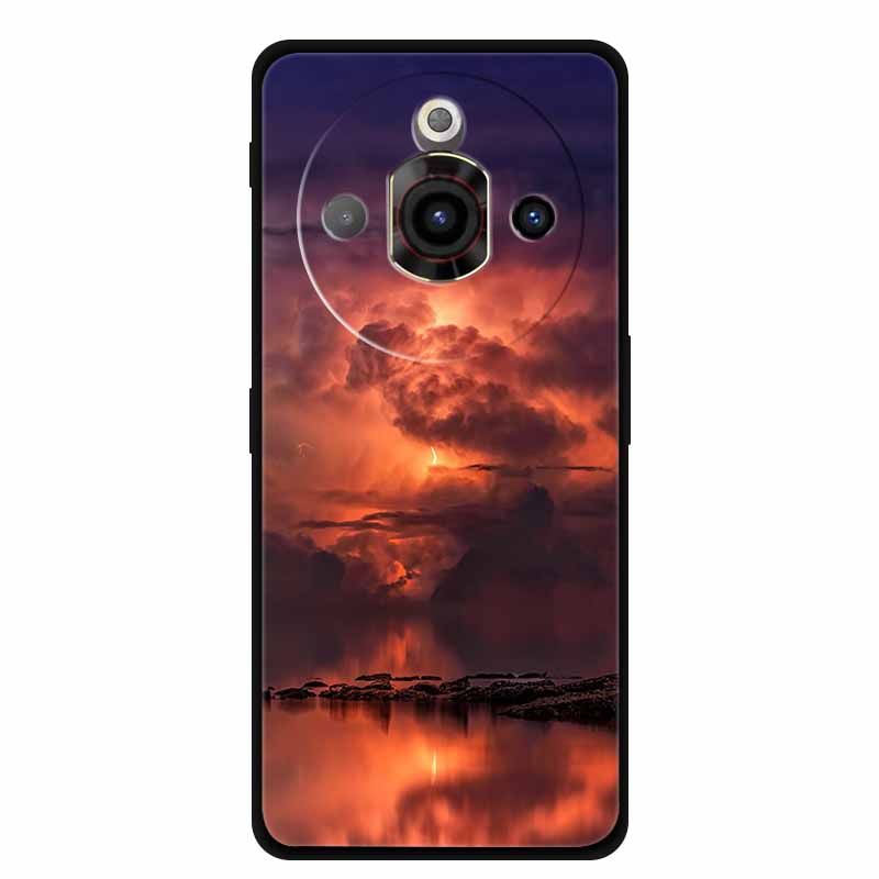 For NUBIA Focus Pro 5G Case Original Soft Silicone TPU Phone Cases Back Cover For NUBIAFocus Pro Fashion Planet Protective Coque