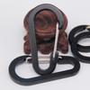 6.1cm Aluminum Carabiners Clip, Set of 4, for Camping, Hiking, Outdoor and Gym
