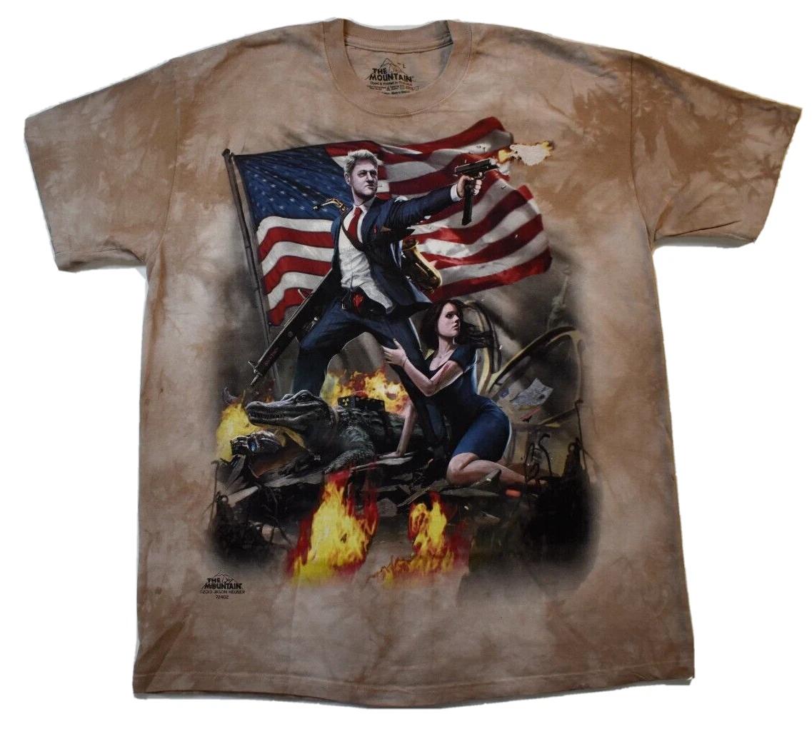The Mountain Unisex Bill Clinton & Monica Lewinsky Funny Tan Shirt New S 4XL