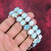 Larimar Jewelry, 925 Solid Sterling Silver Gemstone Bracelet, Handmade Jewelry, For Memorial Day