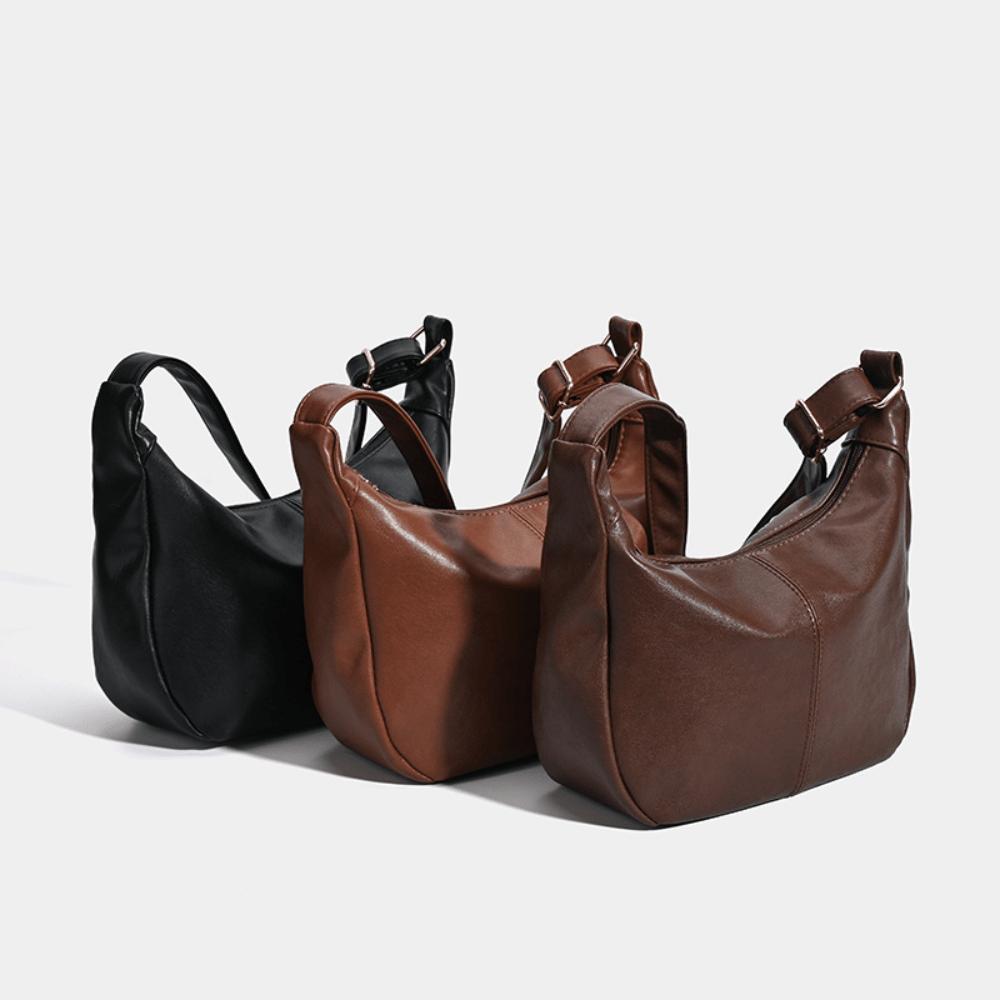 Versatile Girls Handheld Underarm Satchel Large Capacity Shoulder Bag