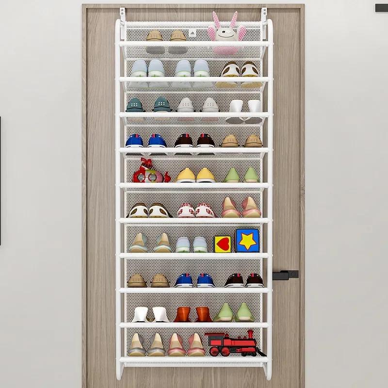Multi-Layer Assembled Shoe Rack  Dust-proof Storage Cabinet, Simple Wall-Mounted, Space-Saving, Household