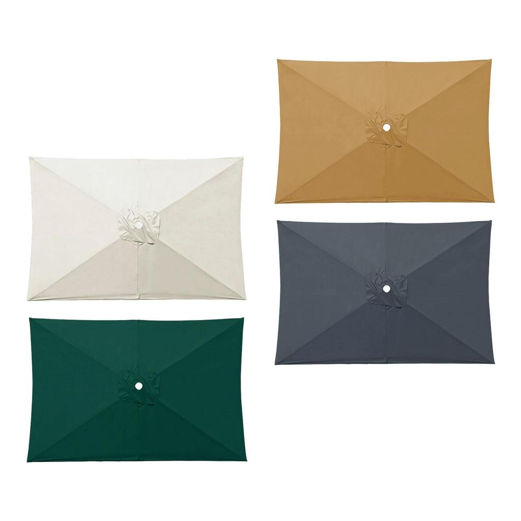 Umbrella Replacement Canopy 200cmx300cm Waterproof for Outdoor Use Home Deck