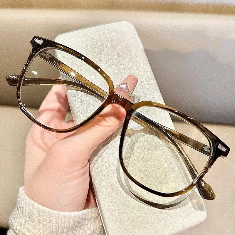 Ochelari de vedere cu blocare a luminii albastre pentru femei Ochelari cu rame pătrate pentru miopie Ochelari retro prescripți ochelari unisex pentru dioptrie aproape
