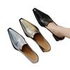 High Heels Spring New Pointed Gold Fashion Shoes Thick Heel Medium Heel Silver European and American Style Single Shoes