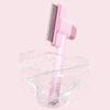 Pet Hair Removal Tool Fleas Comb for Dogs Cats Lice Cats Brush with Release Button Selfs Cleaning with Long Short Teeth