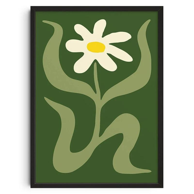 Vintage Abstrakt Füttere deinen Geist Klassische Poster Druck Selbstpflege Wandkunst Leinwandgemälde für Wohnzimmer Schlafzimmer Heimdekor