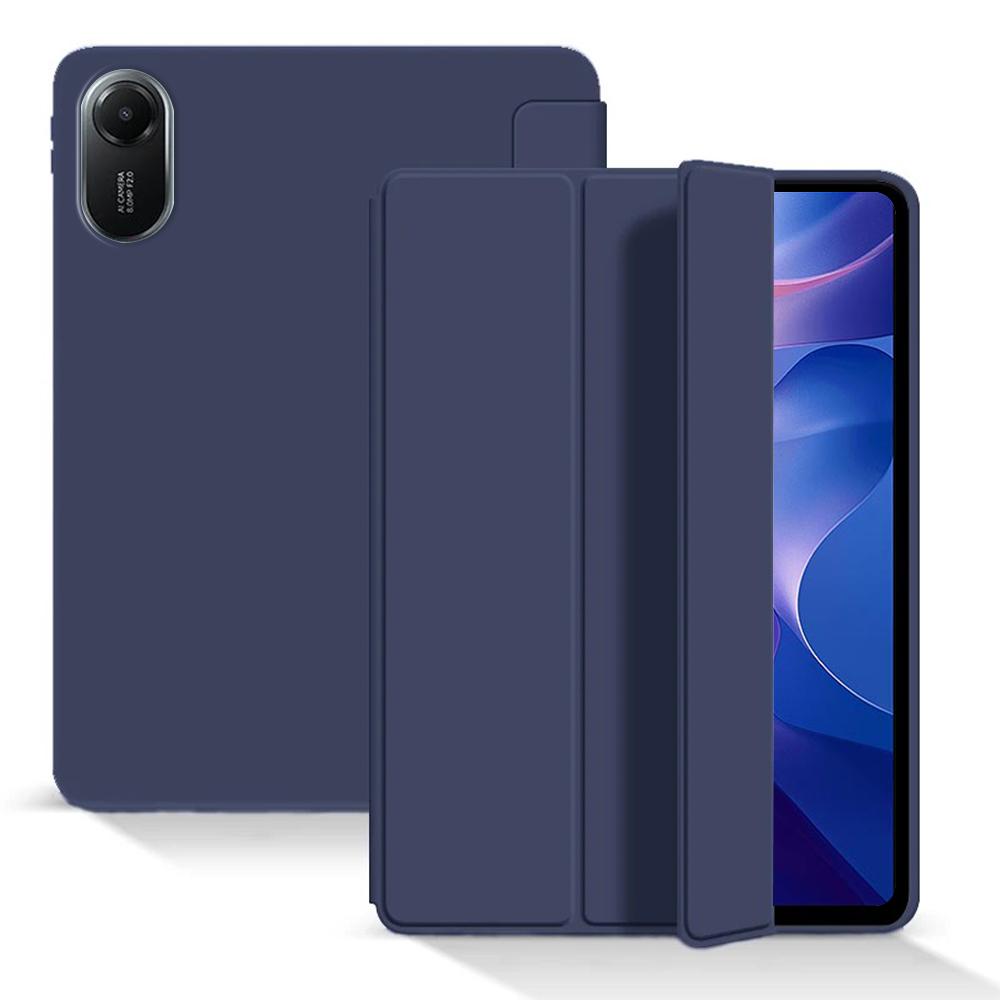 Hülle für Xiaomi Pad 5 6 7 8 Pro Redmi Pad SE 8.7 Redmi Pad 2 2025 Schlanke Dreifach-Ständer-Schutzhülle mit weicher TPU-Rückseite