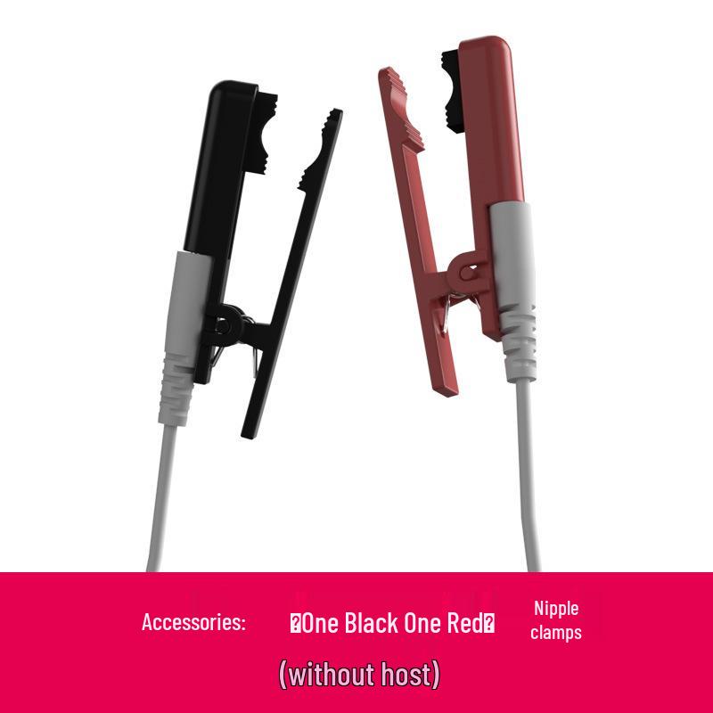 Electric Shock Silicone Conductive Nipple, Clitoral, and Anal Clamps - SM Training Toys