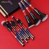 Docolor 12Pcs Makeup Brushes Professional Powder Foundation Eyeshadow Make Up Brushes Set Synthetic Hair Cosmetics Brush Set