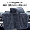 Microfiber Drying Towel Twisted Pile 2 Sides 1200 Gsm Thick Microfiber Cloth Super Absorbent Car Motorcycle Drying Cloth