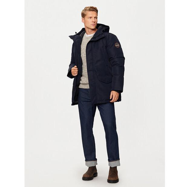 Winter Jacket Napapijri A-Cornier NP0A4IJB Navy Blue Standard Fit