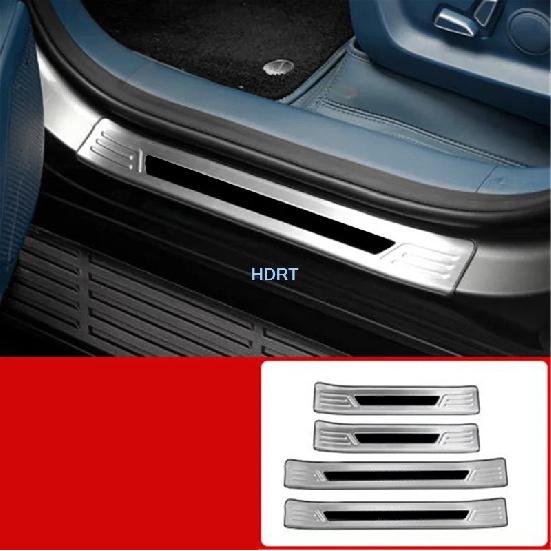 Авто Стайлинг Пороги Двери Накладка Педали Приветствие Для Changan Deepal G318 2024 + Накладка на Дверь Защита Заднего Багажника Аксессуары