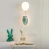 Creative bedroom cartoon bear wall lamp children's room balloon lamp macaron wall lamp decoration atmosphere lighting fixture