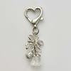 Practical Bowknot Rose Flower Keychain Portable Rose Bowknot Charm Keyring Adornment for Personalizing Phones and Bags