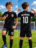 2026 Kinder Trainingsanzug Bellingham #10 Aufdruck T-Shirt+Shorts Sets Fußballtrikot England Fans Anzug Sport Kinder/Erwachsene Outfits