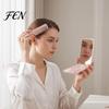 Portable Hair Comb Folding Makeup Mirror with Comb, Compact Travel Cosmetic Mirror, Pocket Beauty Accessory Size & Detangling for Women Girls Styling