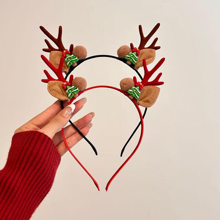 Mori Style Reindeer Antler Fairy Headband: Women's Christmas Hair Clip Decoration Props
