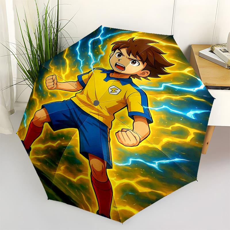 

1pc Doraemon Automatic Opening/Closing Outdoor Umbrella - Portable 3-Fold Design with 8-Bone Iron Frame, Perfect for Fans, Travelers, Daily Use,