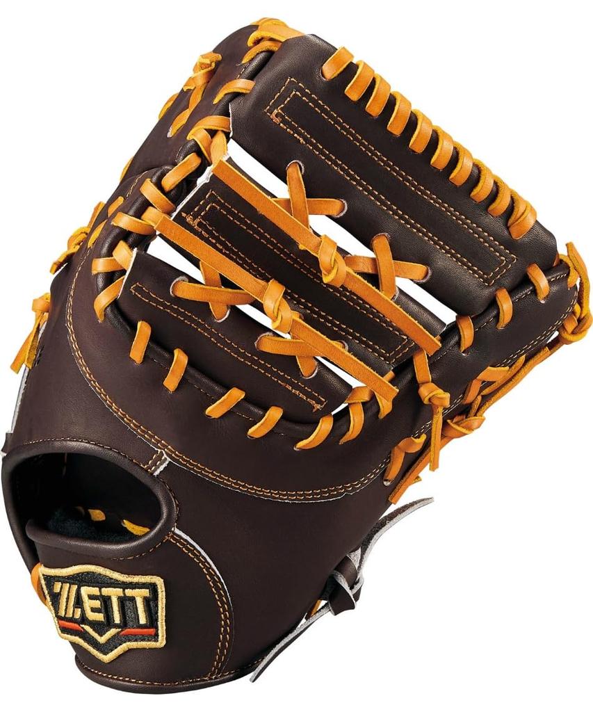 ZETT Pro Status First Base B BRFB30533G Mitt, Brown/Oak (3736)