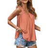 Dámský jarní a letní jednobarevný sexy top na ramínka, pohodlná vesta