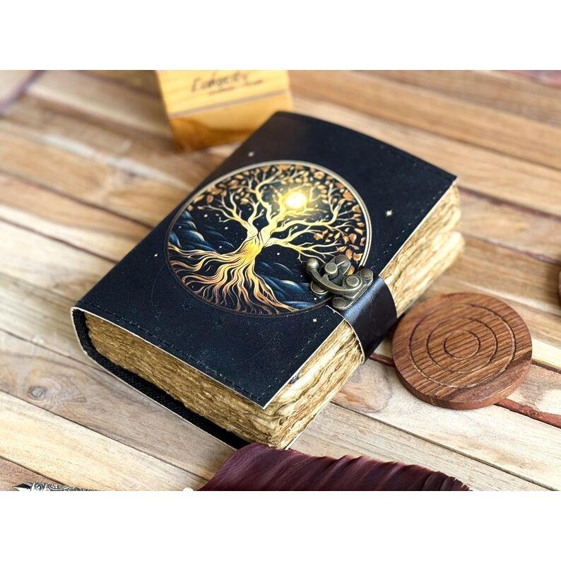 

Журнал из кожи Древо жизни - Блокноты из натуральной кожи для женщин - Красивый журнал Для зарисовок Книга для путешествий Пустая книга для заклинаний