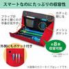 KOKUYO Pencil Case, Slim, Wide Open, Easy To Take Out, Portable with Plus F-VBF170-2