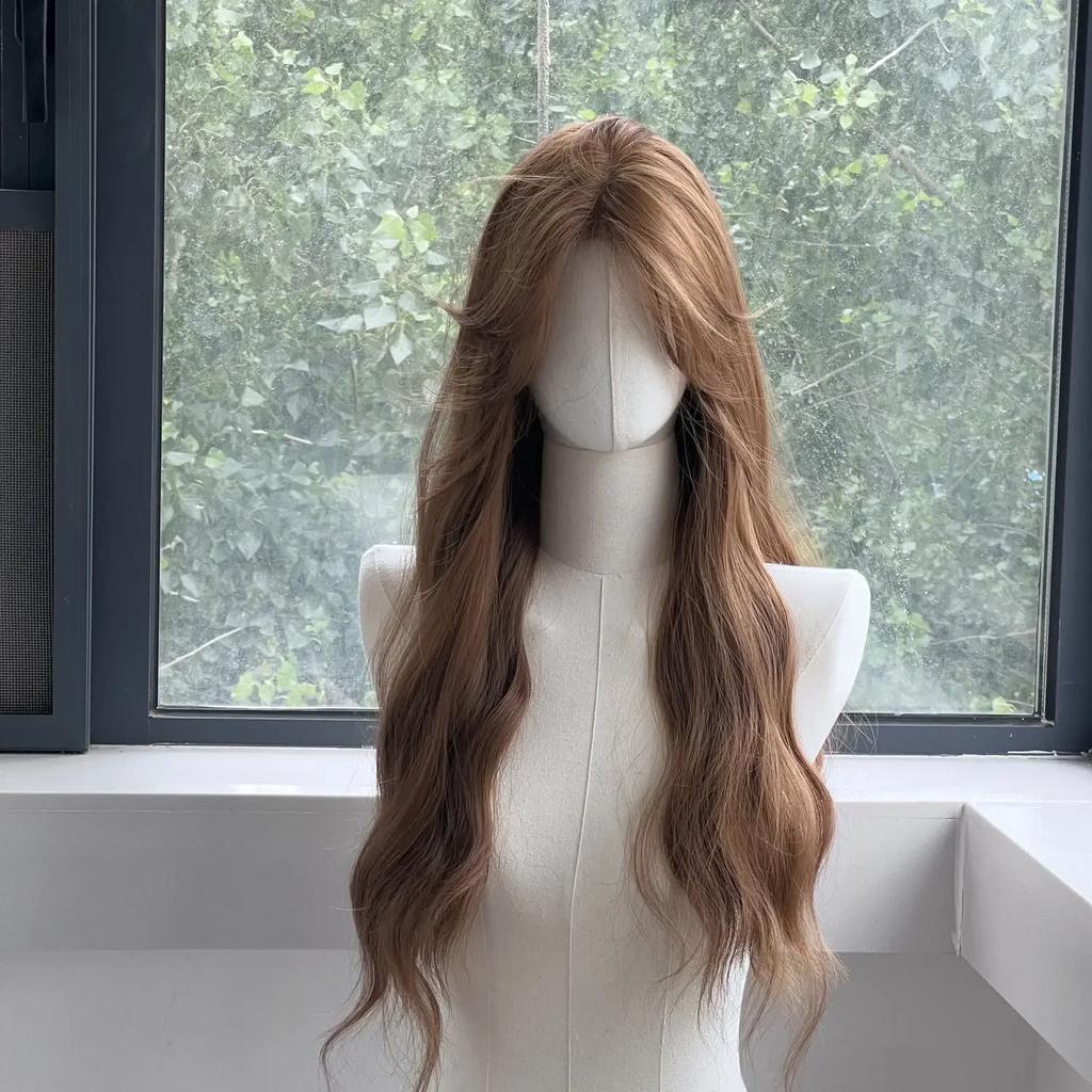 Red Wig Long Straight Lace Front Wig for Woman Nature Synthetic Lace Wigs for Cosplay Daily Use Heat Resistant Headband Wigs