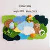 Moss Coaster Rug Kit: Beginner-Friendly Mori Style Doormat Gift Set