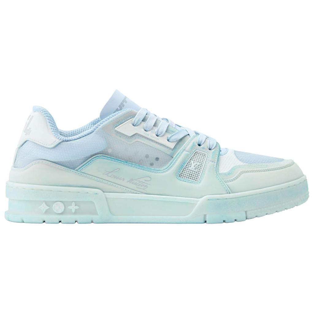 LOUIS VUITTON Trainer Low top Skateboard Shoes Unisex Sea Blue 1AJSA0