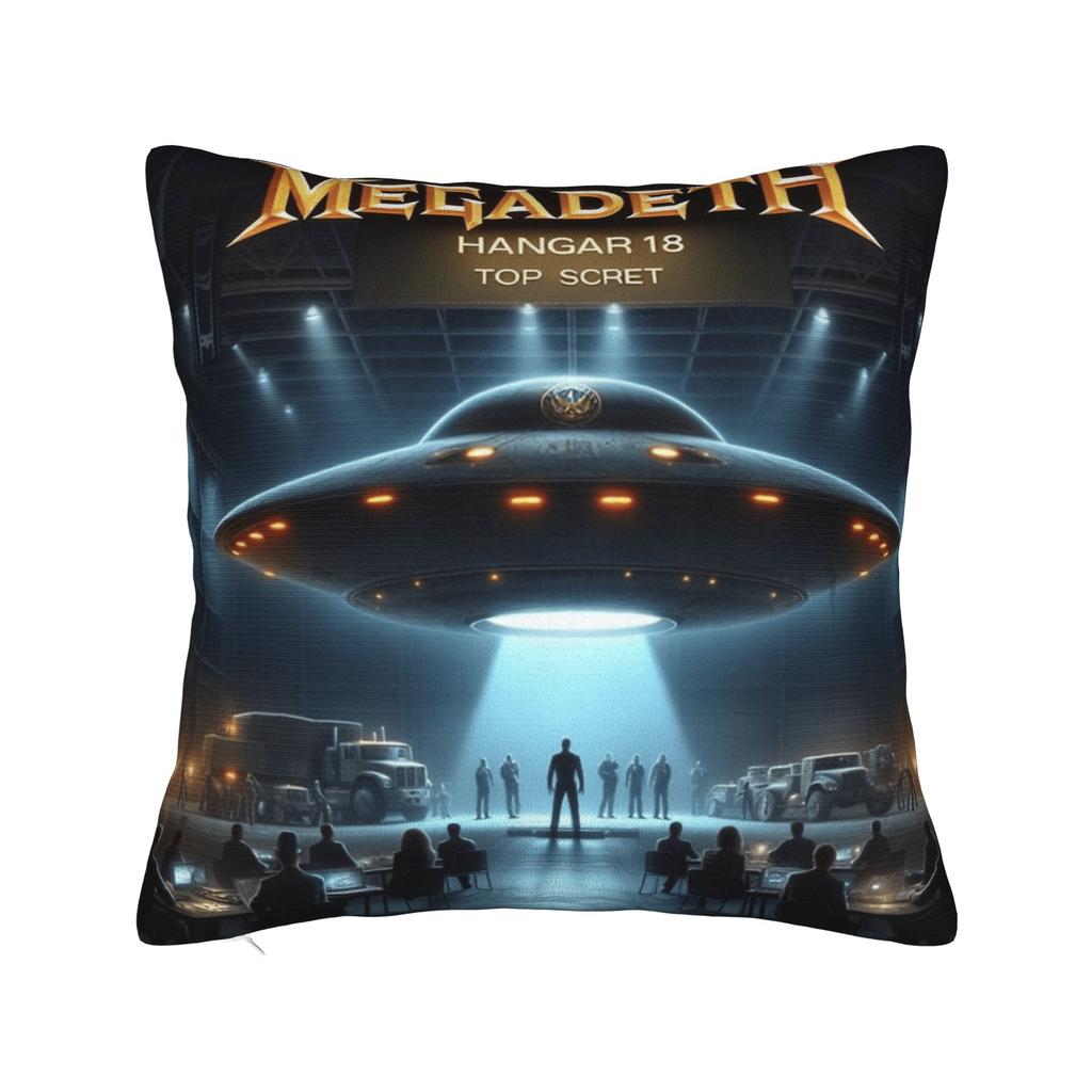 Megadeths Pillow Case MegaRock City Poster Comfy Pillow Cover For Sofa Car Home Decor Fashion Pillowcases