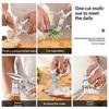 Heavy-Duty Kitchen Shears, Stainless Steel Poultry Scissors for Chicken Fish Ribs, 6-in-1 Tool with Bottle Opener, Fish Scale Scraper Nut Cracker