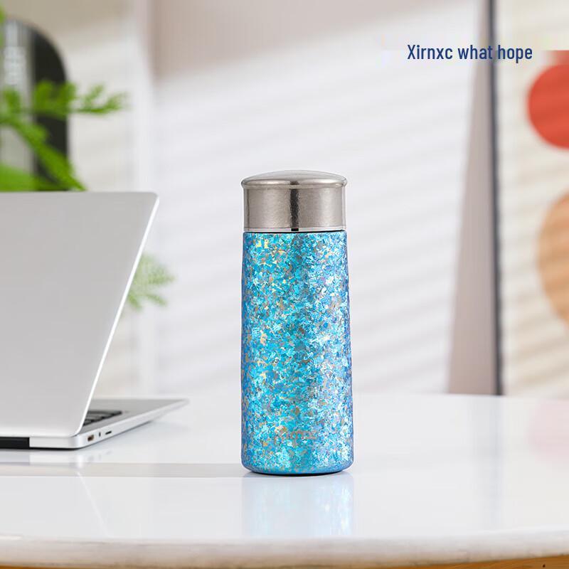 XIMX Pure Titanium Insulated Tea Infuser Bottle