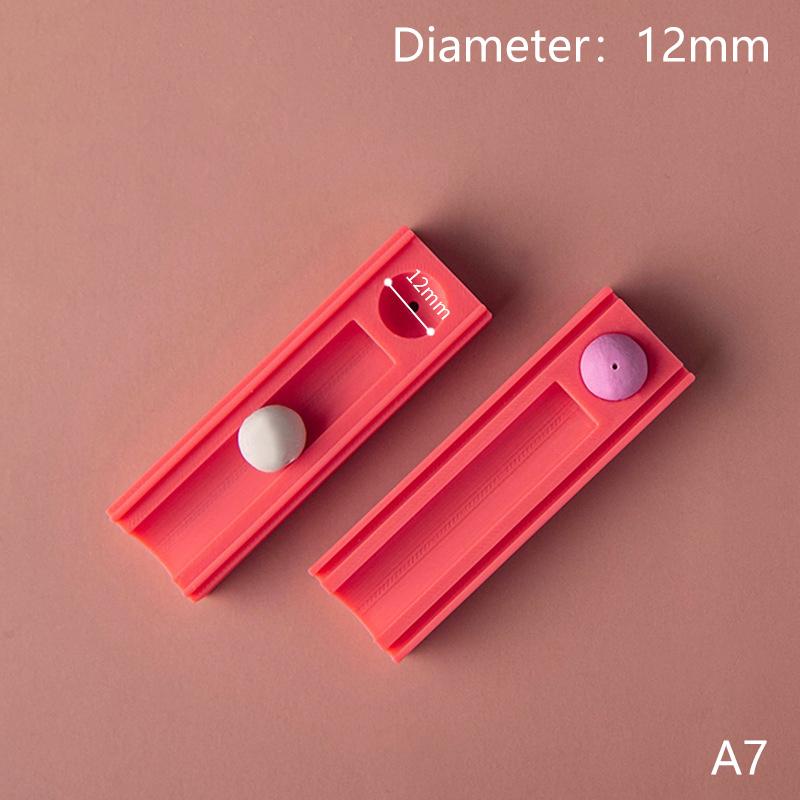 

10/12/15Mm Polymer Clay Bead Rolling Ball Mold Clay Ball Punching Auxiliary Tool For Diy Earrings Jewelry Pendant Decoration