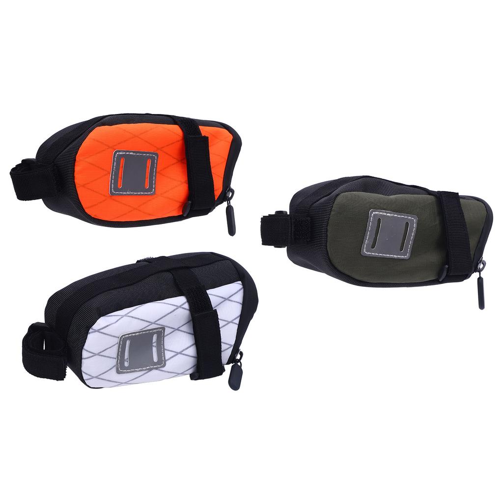 Bike Saddle Bag 1.3L Capacity Rainproof Hard Wearing Cycling Under Seat Pouch for Mountain Road Bike