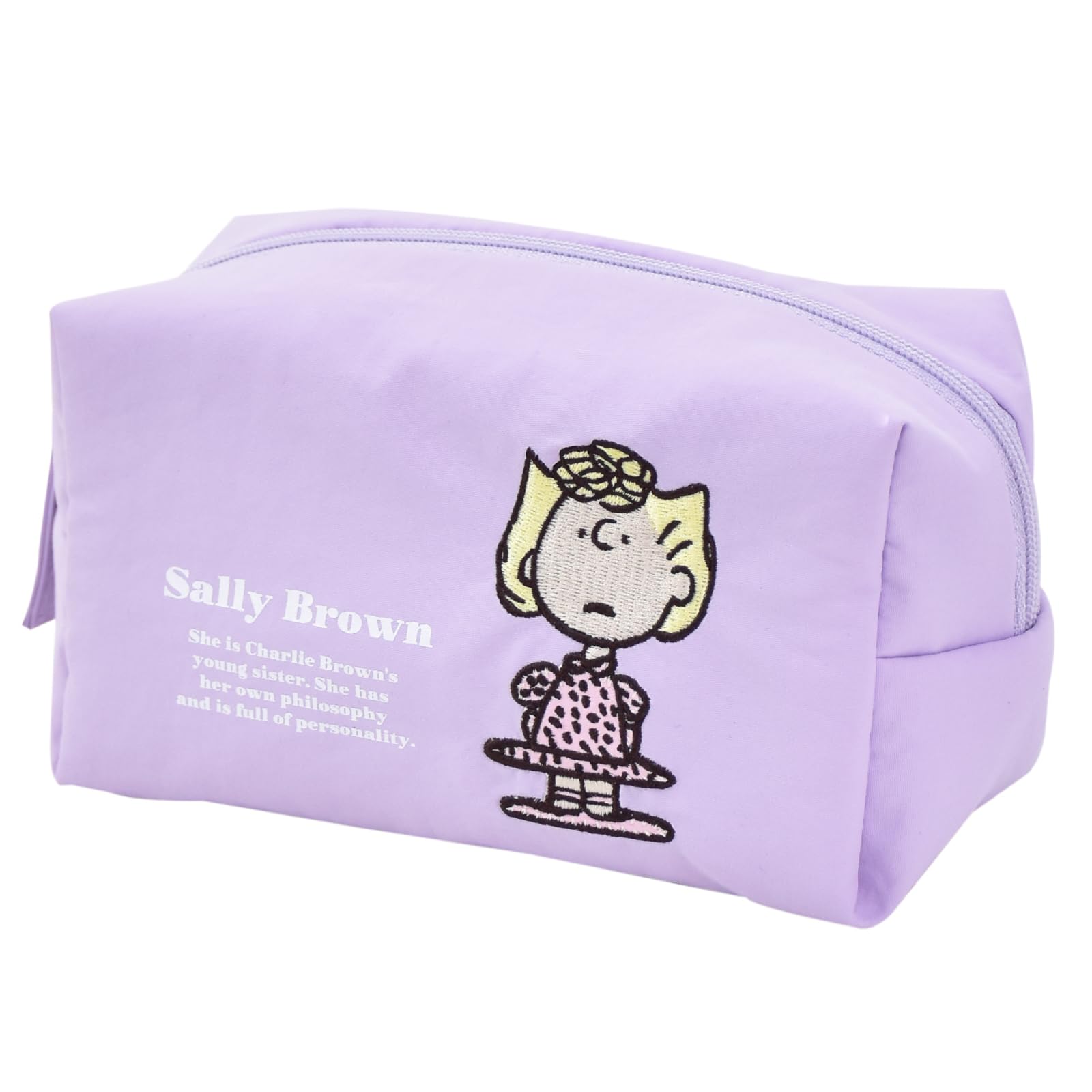 

Cosmetic pouch applique sari