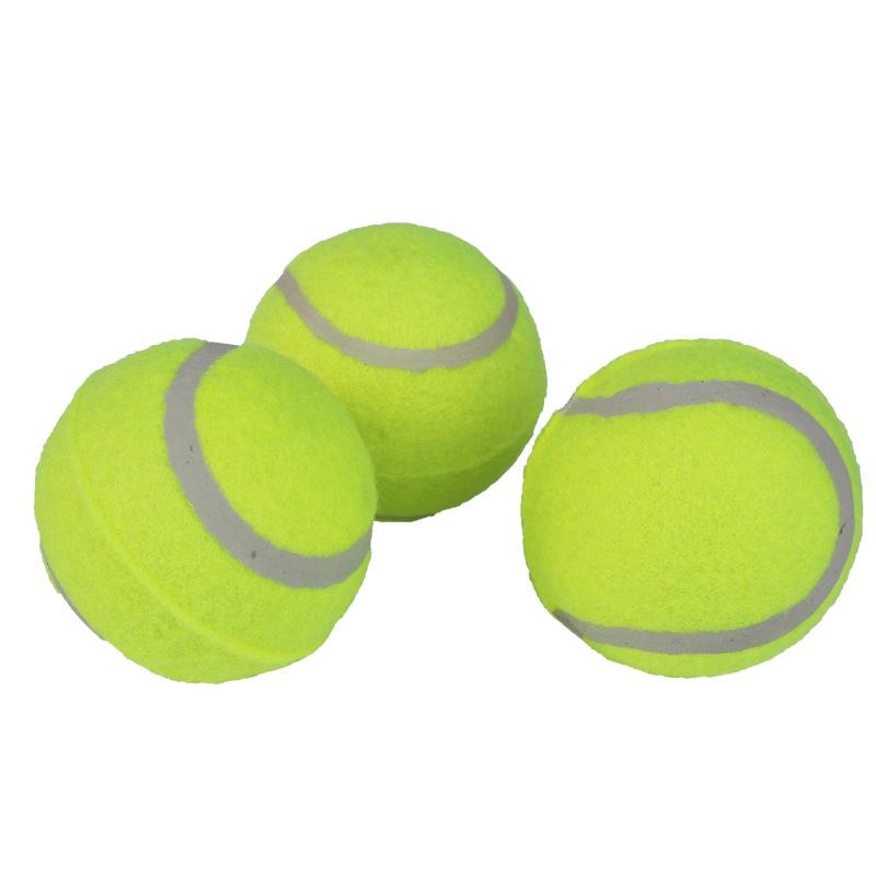 Pet Tennis Toys Level 2 Dog Tennis Micro Elastic Rubber Ball Dog Ball Bite Dog Training Supplies