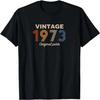 Retro 51 Years Vintage 1973 Original Parts 51st Birthday T-Shirt