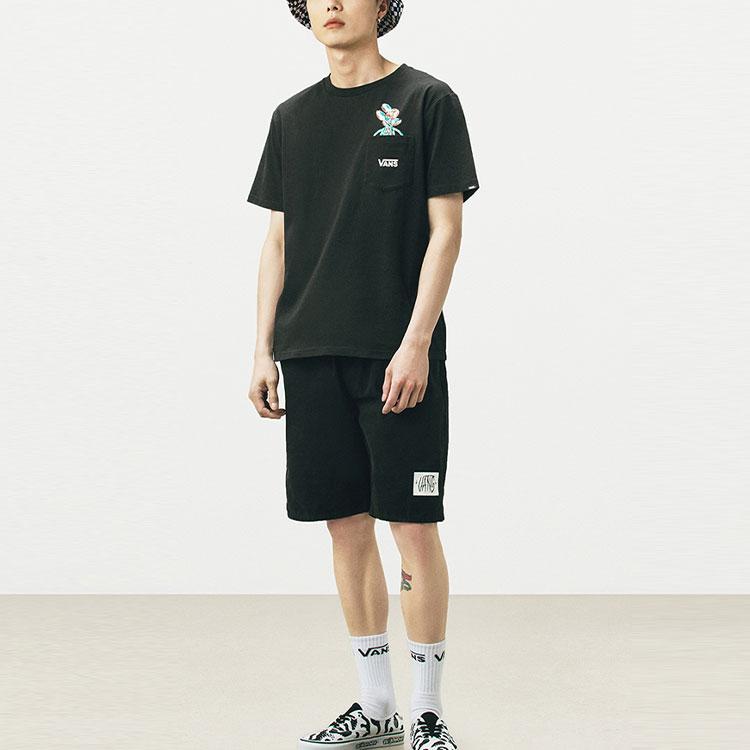 Vans X Duyanaizi Collaboration Loose Casual Woven Shorts Men Shorts Black VN0A5F45BLK