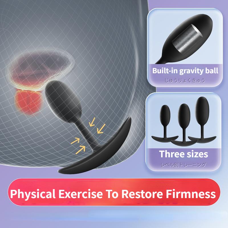 Backyard Gravity Anal Plugs Built-in Steel Balls Sex Toys Anal Dilator Masturbation Sex Toys Prostate Massager Adult Products