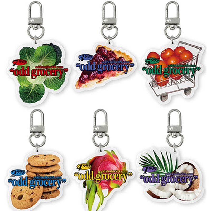 

ODD STUDIO ODD GLOSSARY Acrylic Keyring - 6 TYPES F. Coconut&Leaf