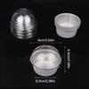 10Pcs/set Aluminum Foil Dessert Cups With Dome Lids 125ML Baking Cups Cupcake Muffin Liners Pudding Cups For Wedding Birthday