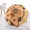 1pc Capybara Gingerbread Man Automatic Open/Close Umbrella, Formal Events - Ideal Gift for Family or Friends, Outdoor Accessory yy251211110