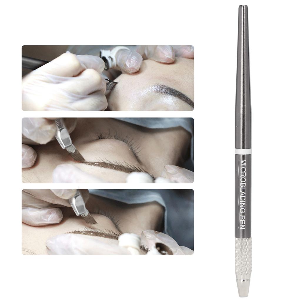 Flat Microblading Pen SemiPermanent Eyebrow Lips Eyeliner Tattoo Shader Pen Hand Tool