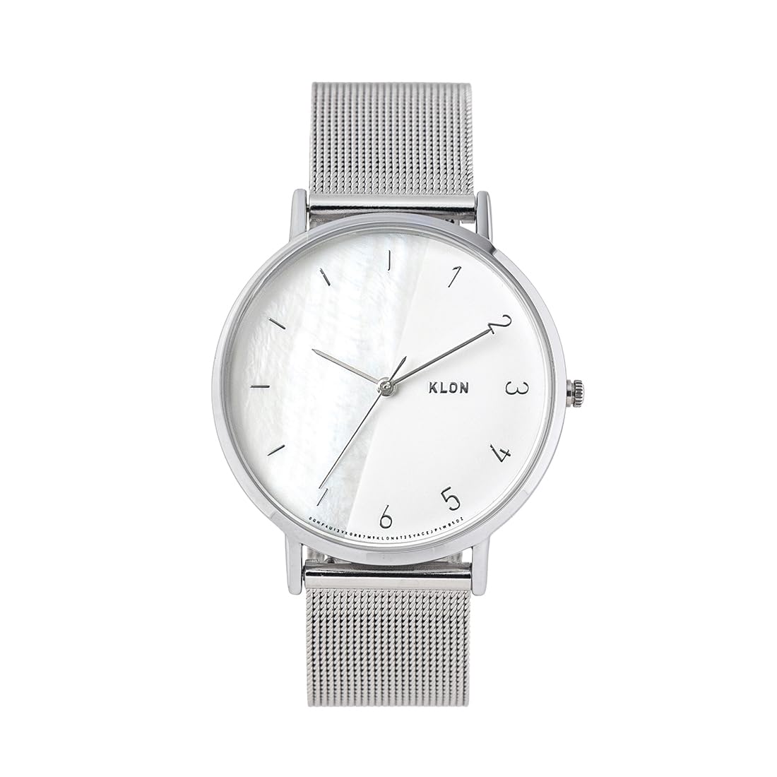 

Watch Day White Day Holiday Watch Silver Shell Popular Unisex Authentic Winter Stylish Gift KLON CONNECTION HALFSHELL FIRST 38mm [KLON] Valentine s