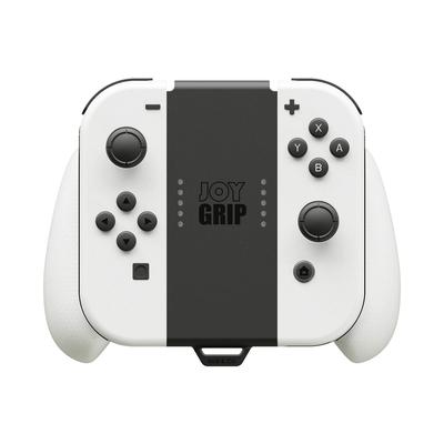 Skull JoyGrip Nintendo Switch OG Switch Dobíjecí Kapesní Joystick Dálkový Ovladač Držák s Vyměnitelnou Rukojetí OLED Bílý & Co. OLED, ovladač Joy-Con