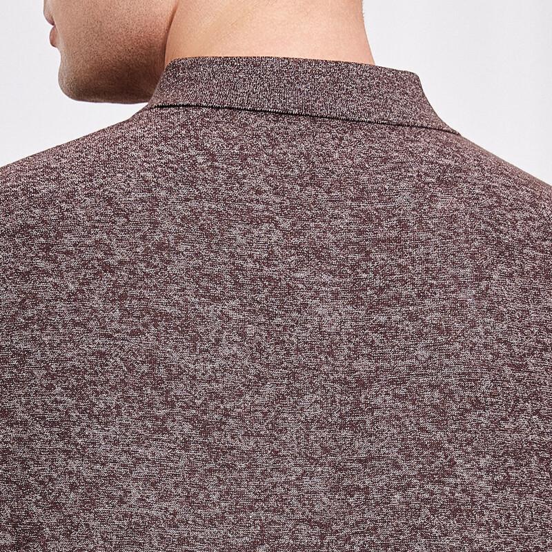 Men's Short-Sleeve Lapel Knit Polo Shirt